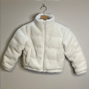 Art Class Cream Teddy Jacket for Kids
